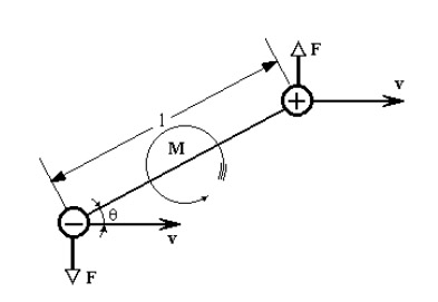 Два заряда движутся с одинаковой скоростью v относительно наблюдателя